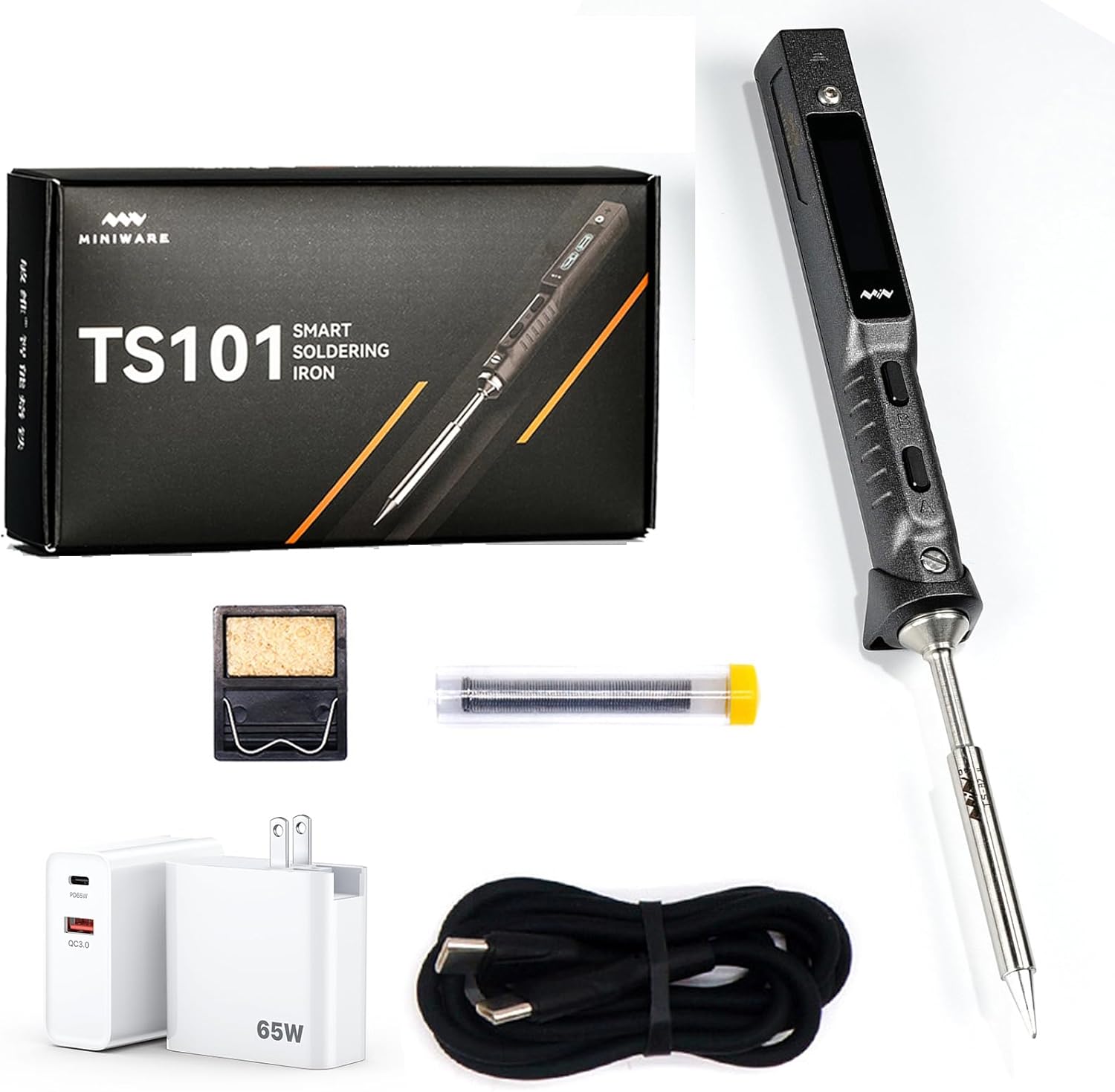 TS100 soldering iron kit или Miniware TS100 full kit.